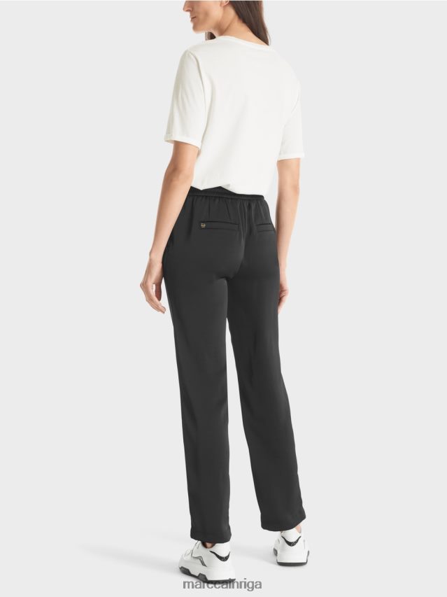 apģērbs melns VRBHXD568 Marc Cain roanne \"pārdomāt kopā\" ​​bikses