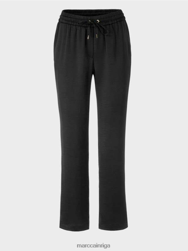 apģērbs melns VRBHXD568 Marc Cain roanne \"pārdomāt kopā\" ​​bikses