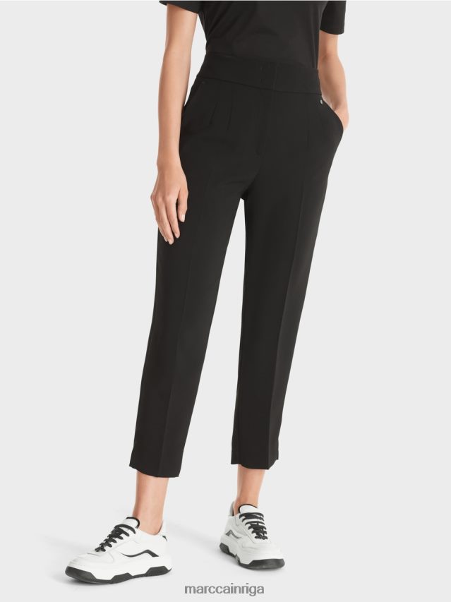 apģērbs melns VRBHXD576 Marc Cain ferola bikses ar sievišķīgu formu