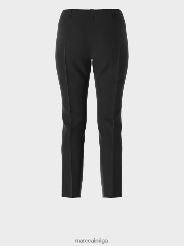 apģērbs melns VRBHXD591 Marc Cain parastās jostasvietas stiept bikses Sidneja
