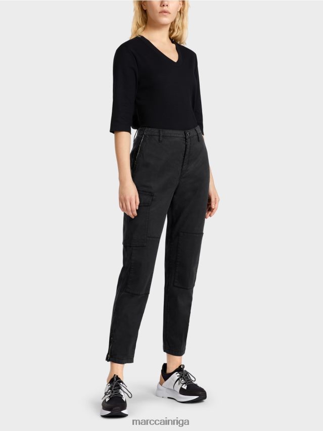 apģērbs melns VRBHXD648 Marc Cain radom \"pārdomāt kopā\" ​​bikses