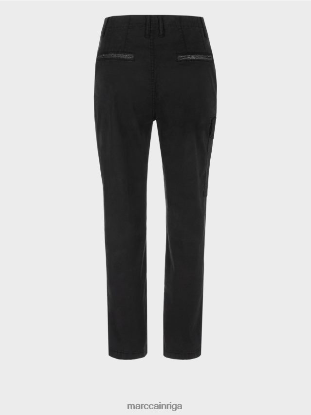 apģērbs melns VRBHXD648 Marc Cain radom \"pārdomāt kopā\" ​​bikses