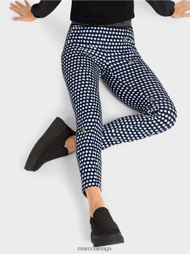 apģērbs melns VRBHXD715 Marc Cain slaidas bikses ar sašūtām presētām krokām