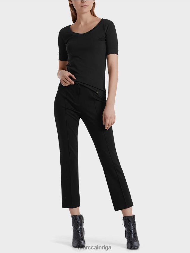 apģērbs melns VRBHXD742 Marc Cain 7/8 bikses no smalka džersija