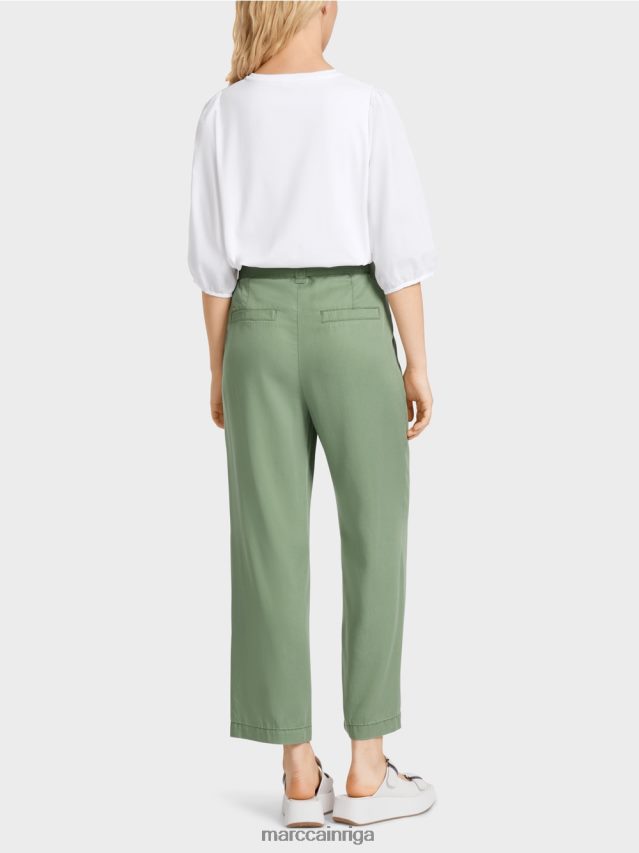 apģērbs mistisks zaļš VRBHXD652 Marc Cain welleri \"pārdomājiet kopā\" ​​bikses