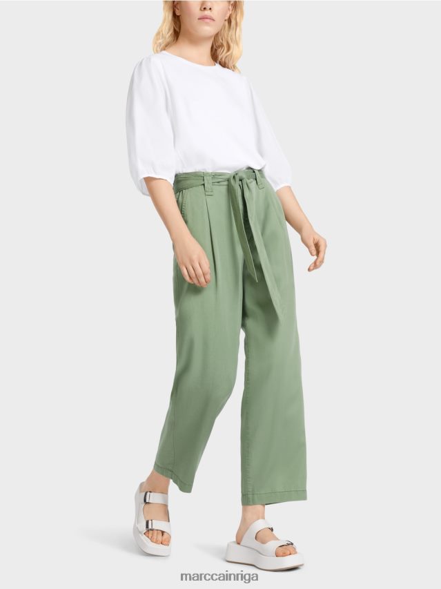 apģērbs mistisks zaļš VRBHXD652 Marc Cain welleri \"pārdomājiet kopā\" ​​bikses