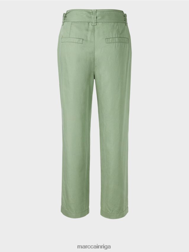apģērbs mistisks zaļš VRBHXD652 Marc Cain welleri \"pārdomājiet kopā\" ​​bikses