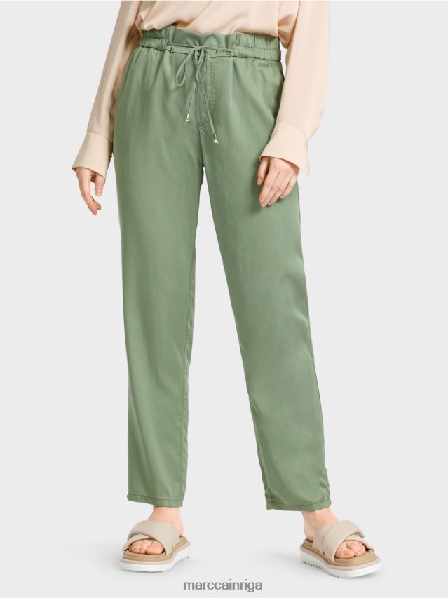 apģērbs mistisks zaļš VRBHXD661 Marc Cain rivera \"pārdomāt kopā\" ​​bikses