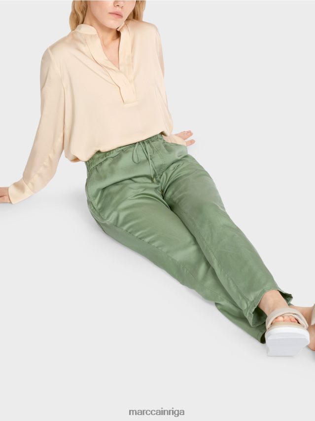 apģērbs mistisks zaļš VRBHXD661 Marc Cain rivera \"pārdomāt kopā\" ​​bikses