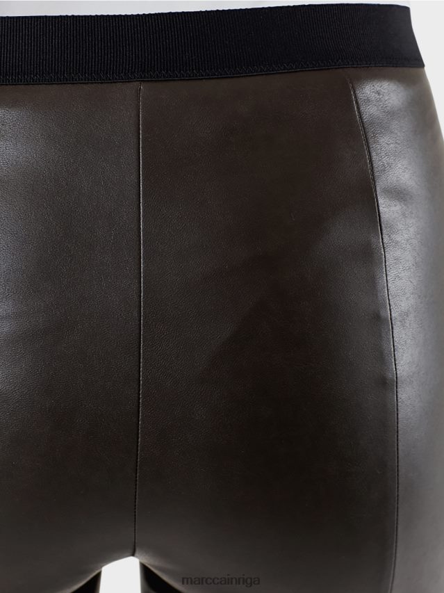 apģērbs moro VRBHXD747 Marc Cain legingi no mākslīgās ādas