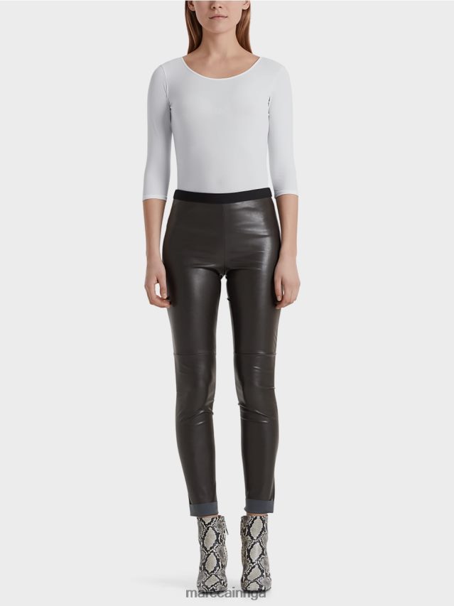 apģērbs moro VRBHXD747 Marc Cain legingi no mākslīgās ādas