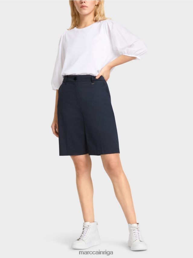 apģērbs pusnakts zils VRBHXD646 Marc Cain smalki šorti sievišķīgā piegriezumā