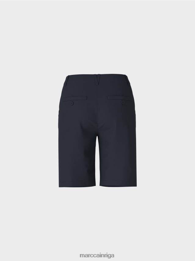 apģērbs pusnakts zils VRBHXD646 Marc Cain smalki šorti sievišķīgā piegriezumā