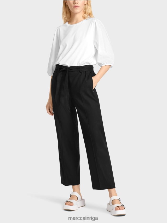 apģērbs pusnakts zils VRBHXD651 Marc Cain wardha papīra maisiņu bikses