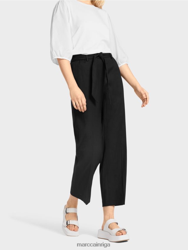 apģērbs pusnakts zils VRBHXD651 Marc Cain wardha papīra maisiņu bikses