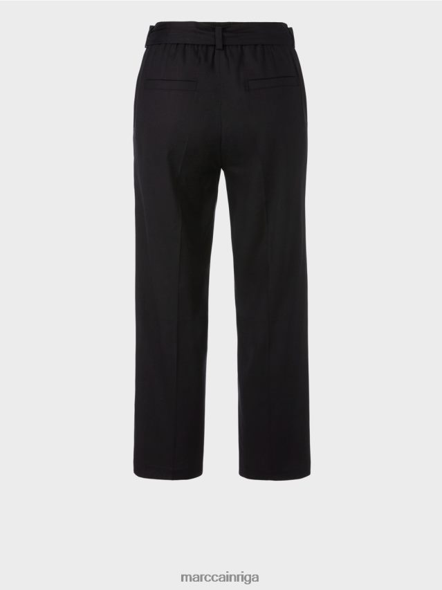 apģērbs pusnakts zils VRBHXD651 Marc Cain wardha papīra maisiņu bikses