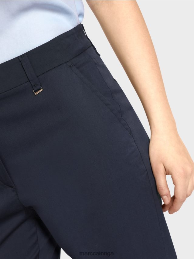 apģērbs pusnakts zils VRBHXD667 Marc Cain franca bikses ar kroku un aproci