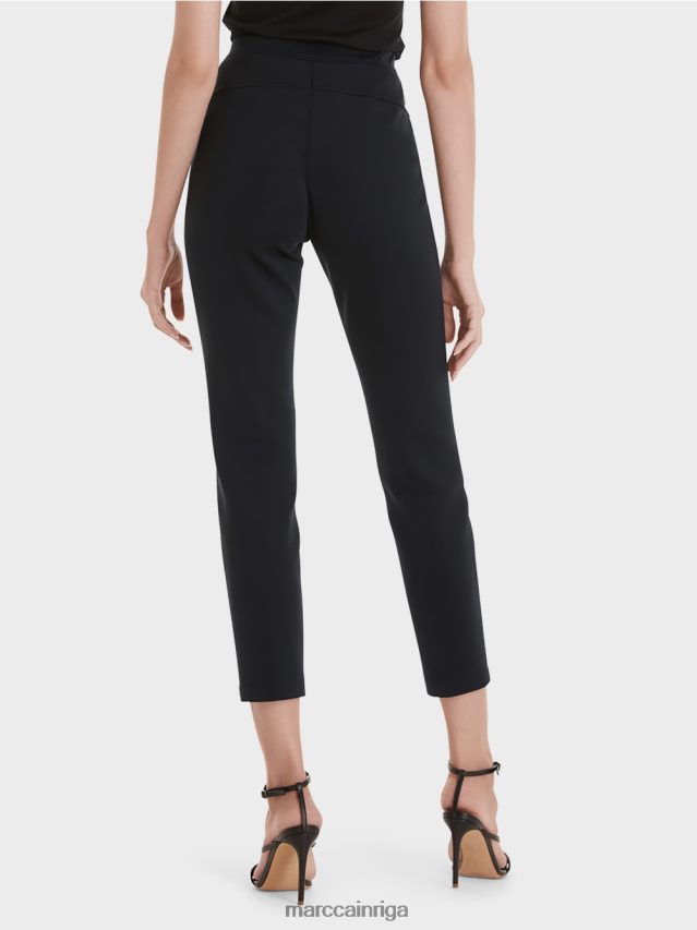 apģērbs pusnakts zils VRBHXD737 Marc Cain stiept džersija bikses