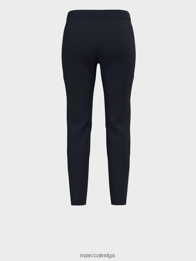 apģērbs pusnakts zils VRBHXD737 Marc Cain stiept džersija bikses