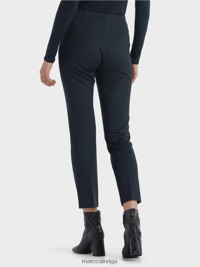 apģērbs pusnakts zils VRBHXD743 Marc Cain 7/8 bikses no smalka džersija