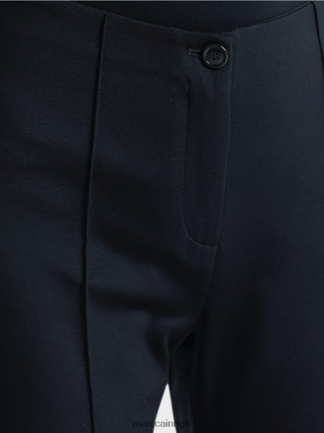 apģērbs pusnakts zils VRBHXD743 Marc Cain 7/8 bikses no smalka džersija