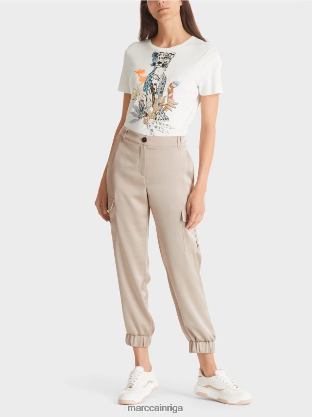 apģērbs silts akmens VRBHXD573 Marc Cain braucēju "pārdomāt kopā" ​​bikses