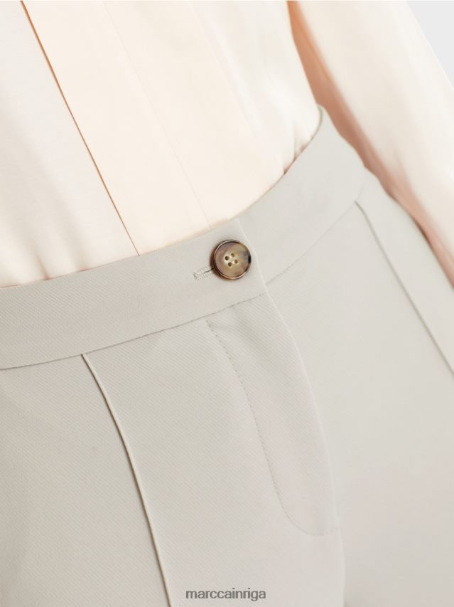 apģērbs silts akmens VRBHXD579 Marc Cain Wellington bikses ar platām kājām