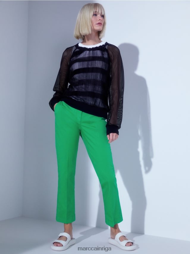 apģērbs spilgta bazilika lapa VRBHXD601 Marc Cain sportiskas \"pārdomāt kopā\" ​​bikses