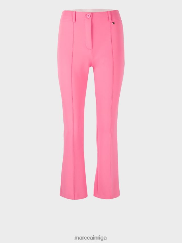 apģērbs spilgti rozā VRBHXD703 Marc Cain klasiskas bikses ar presētām krokām