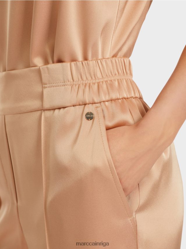 apģērbs spilgts īriss VRBHXD546 Marc Cain Washington midi garuma platas bikses