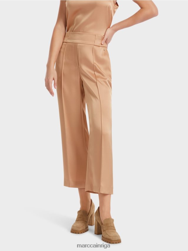 apģērbs spilgts īriss VRBHXD546 Marc Cain Washington midi garuma platas bikses