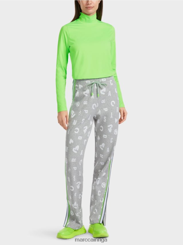 apģērbs sudrabaini pelēks VRBHXD561 Marc Cain skriešanas stila bikses Roanne