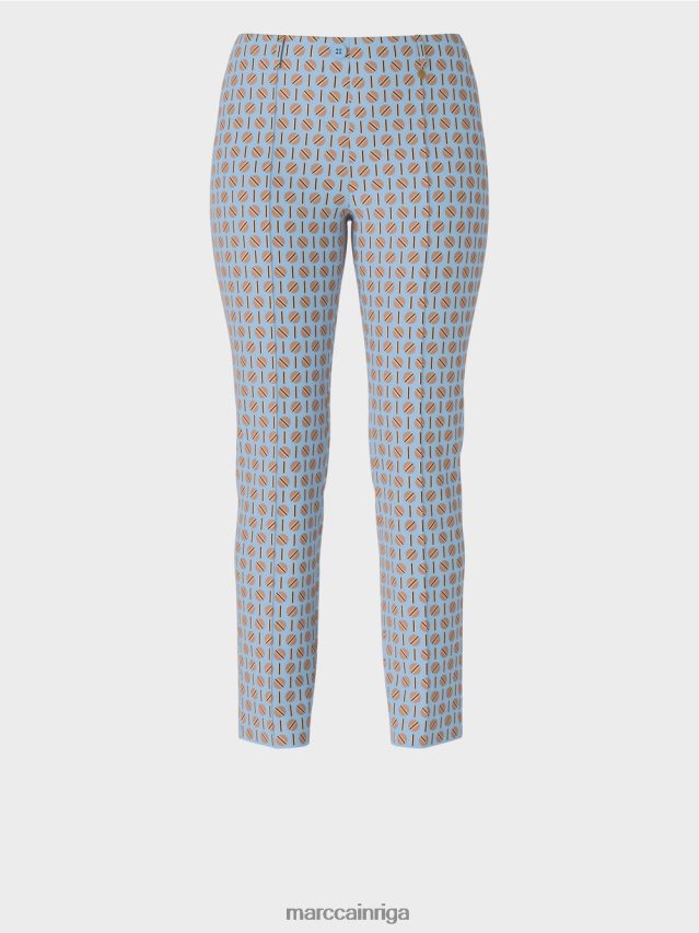 apģērbs tumšas vasaras debesis VRBHXD548 Marc Cain stretch jersey bikses Sidneja