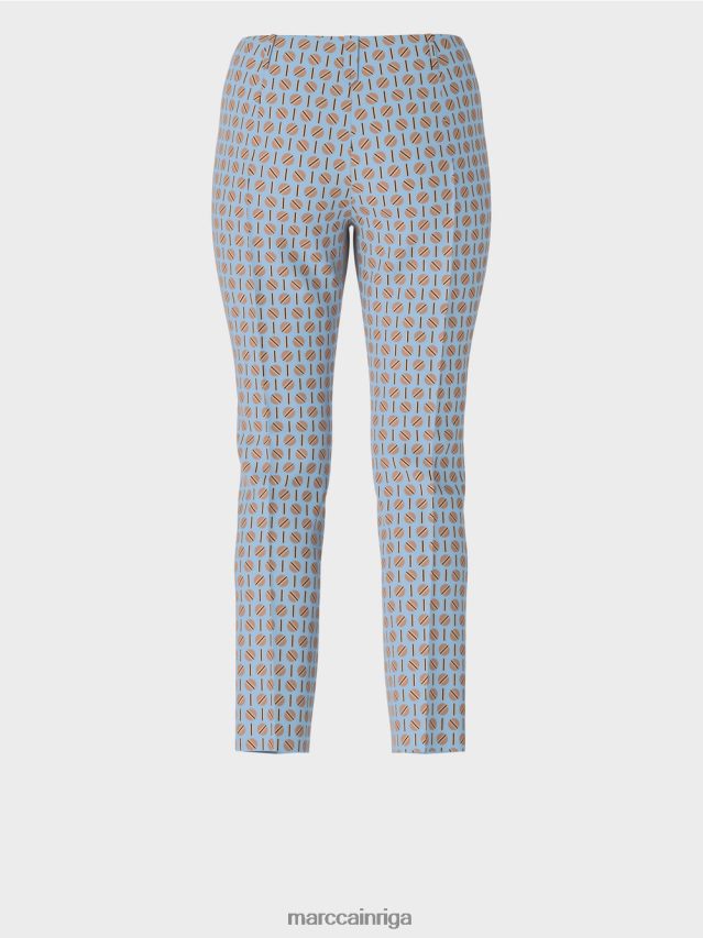 apģērbs tumšas vasaras debesis VRBHXD548 Marc Cain stretch jersey bikses Sidneja