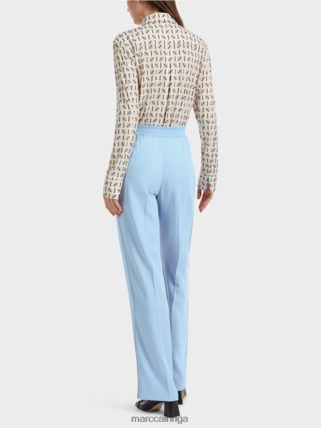 apģērbs tumšas vasaras debesis VRBHXD550 Marc Cain taisnas kājas bikses welby