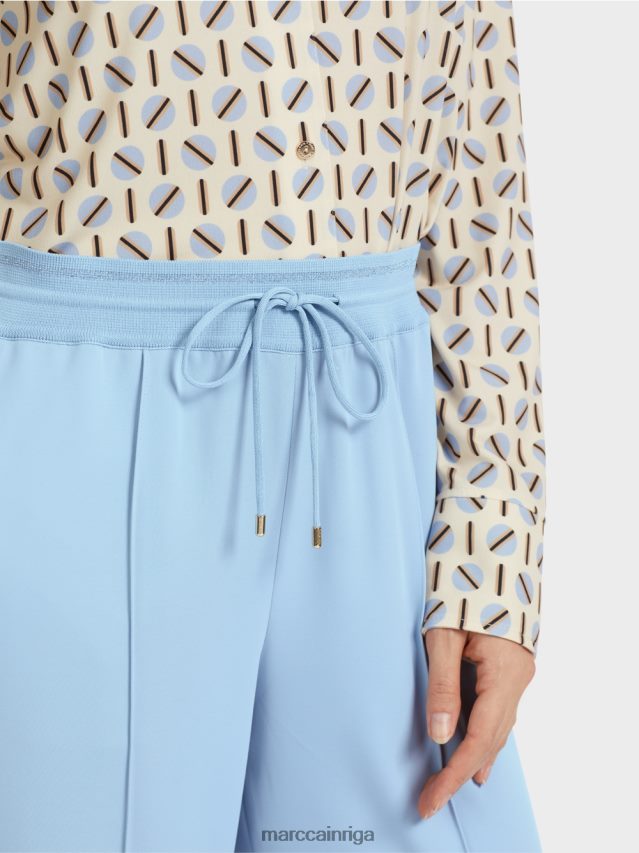 apģērbs tumšas vasaras debesis VRBHXD550 Marc Cain taisnas kājas bikses welby