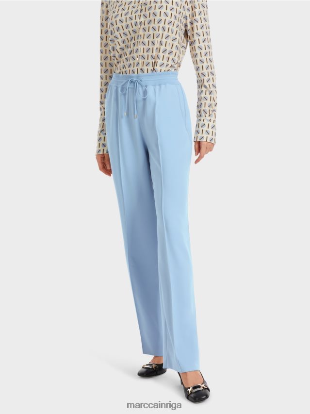 apģērbs tumšas vasaras debesis VRBHXD550 Marc Cain taisnas kājas bikses welby