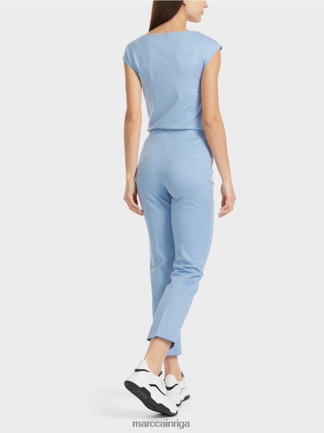 apģērbs tumšas vasaras debesis VRBHXD594 Marc Cain elegantas džersija bikses Sidneja