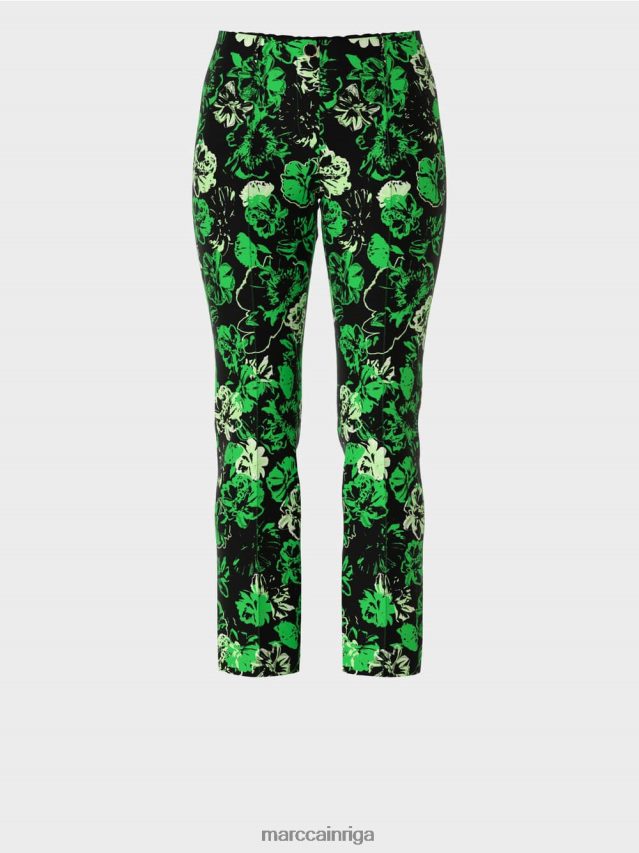 apģērbs tumši ābolu zaļš VRBHXD529 Marc Cain Sidnejas elastīgās bikses