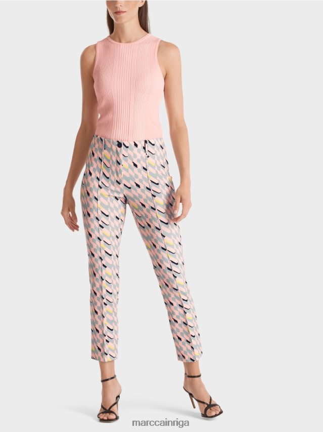 apģērbs tumši debeszils VRBHXD581 Marc Cain stretch jersey bikses Sidneja