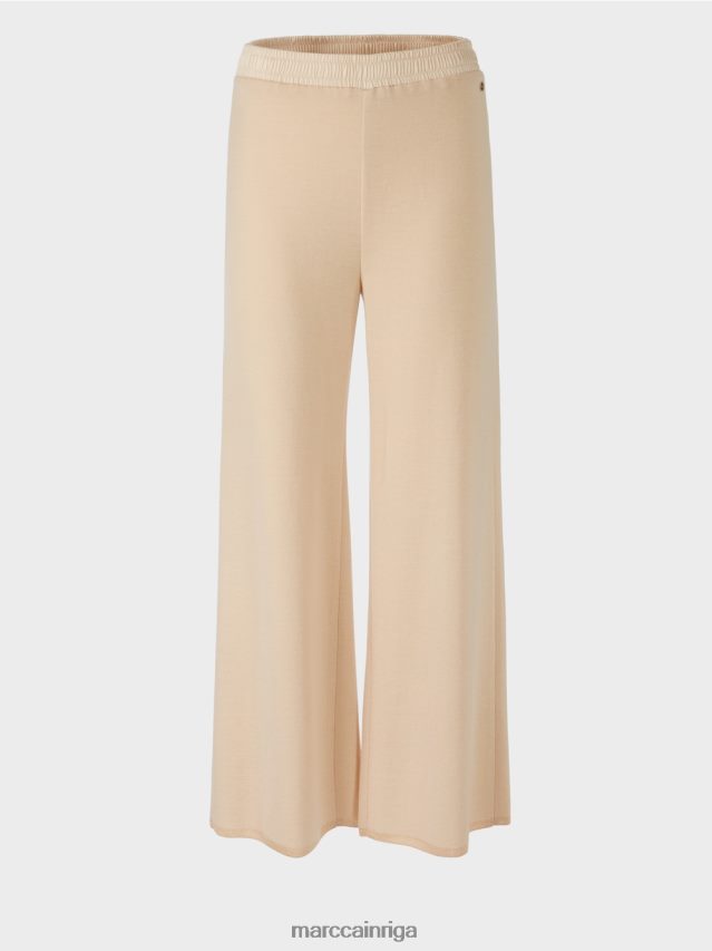 apģērbs tumšs krēms VRBHXD547 Marc Cain Vācijā adītas vilnas bikses