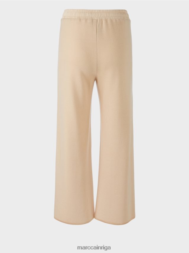 apģērbs tumšs krēms VRBHXD547 Marc Cain Vācijā adītas vilnas bikses