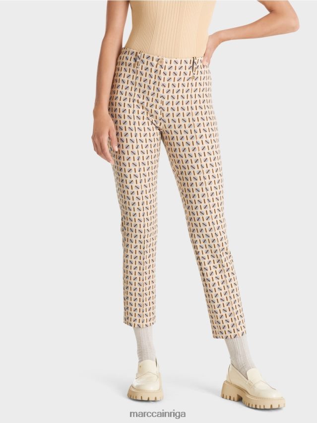 apģērbs tumšs krēms VRBHXD549 Marc Cain stretch jersey bikses Sidneja