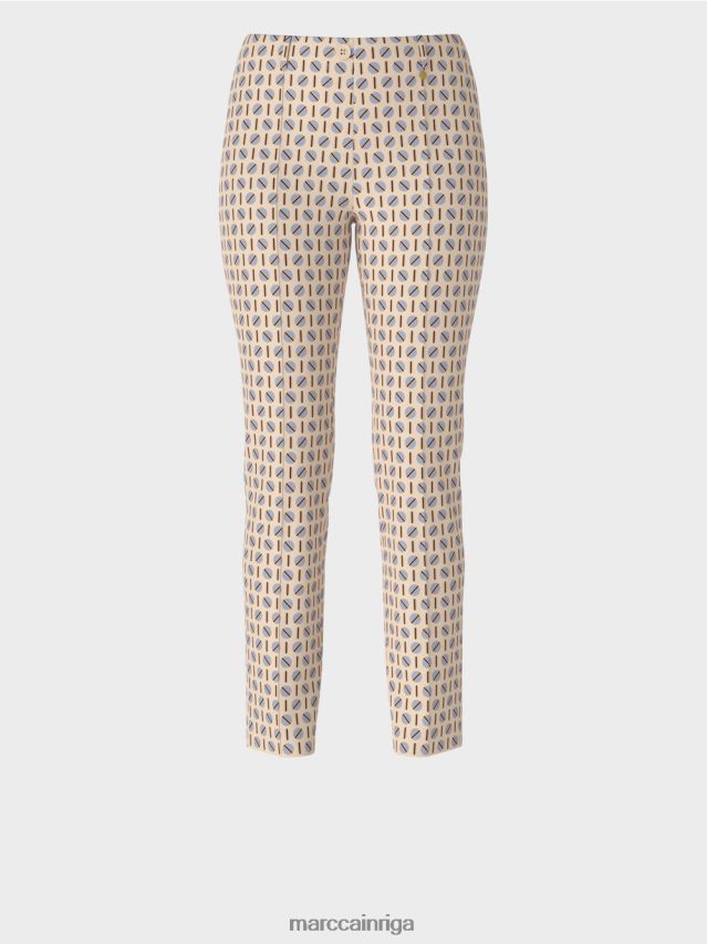 apģērbs tumšs krēms VRBHXD549 Marc Cain stretch jersey bikses Sidneja