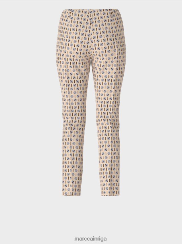 apģērbs tumšs krēms VRBHXD549 Marc Cain stretch jersey bikses Sidneja