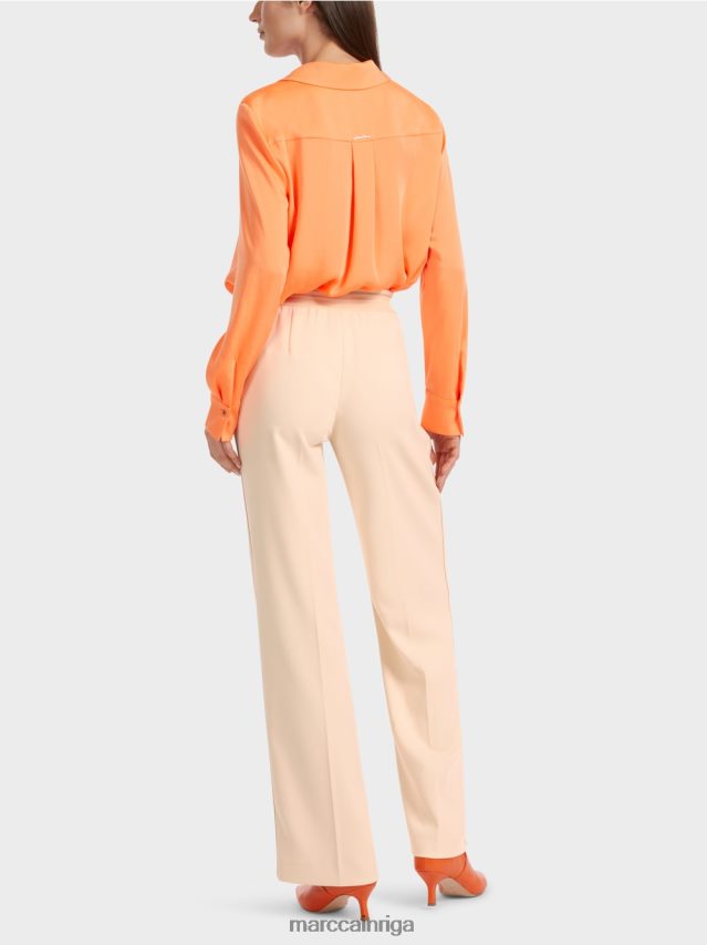 apģērbs tumšs krēms VRBHXD551 Marc Cain taisnas kājas bikses welby