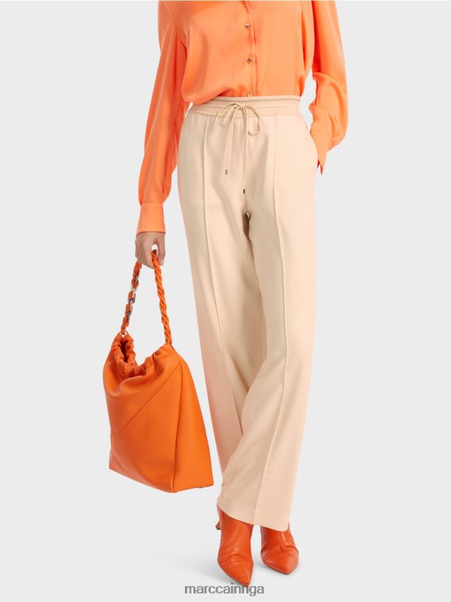 apģērbs tumšs krēms VRBHXD551 Marc Cain taisnas kājas bikses welby