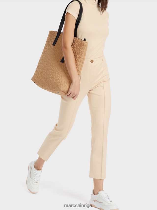 apģērbs tumšs krēms VRBHXD593 Marc Cain elegantas džersija bikses Sidneja