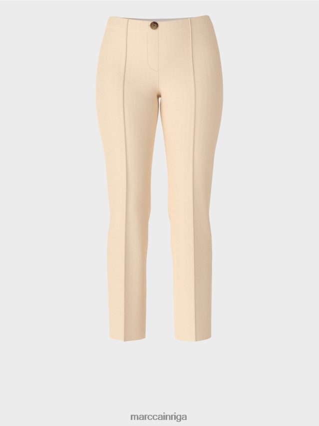 apģērbs tumšs krēms VRBHXD593 Marc Cain elegantas džersija bikses Sidneja