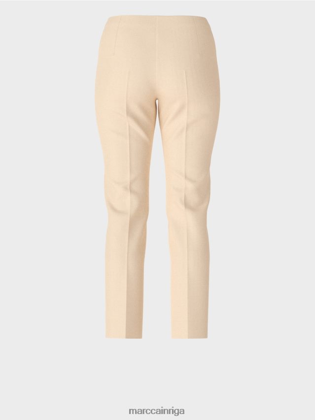 apģērbs tumšs krēms VRBHXD593 Marc Cain elegantas džersija bikses Sidneja